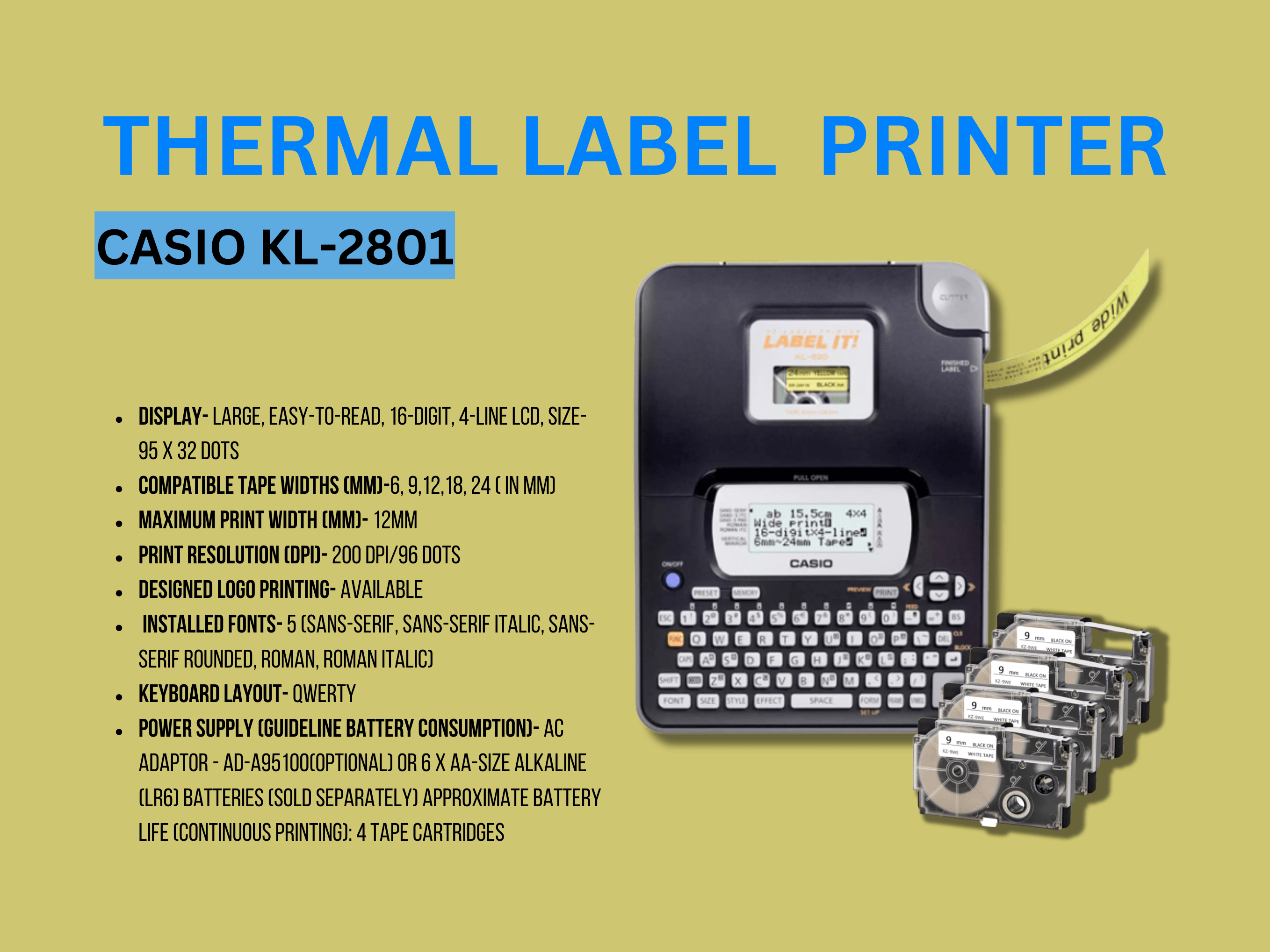Casio Label Printer